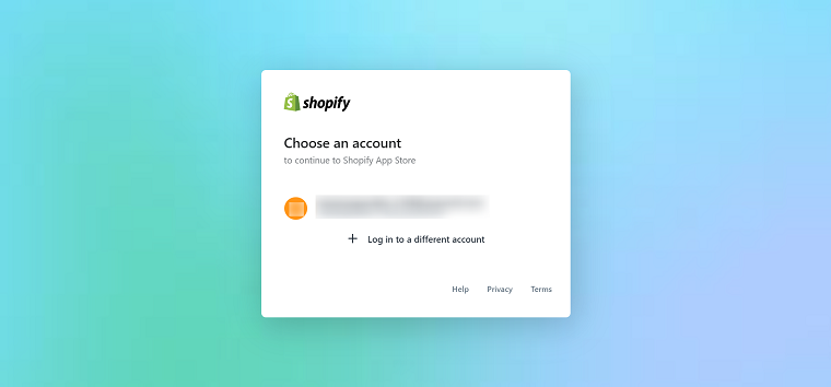 Choose an account - DSers