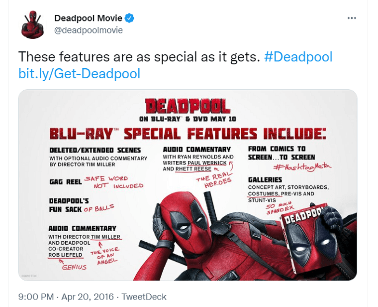 Deadpool: Digital DVD Release Campaign - DSers