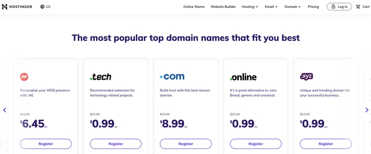 Dropshipping Hostinger hosting services prices - DSers