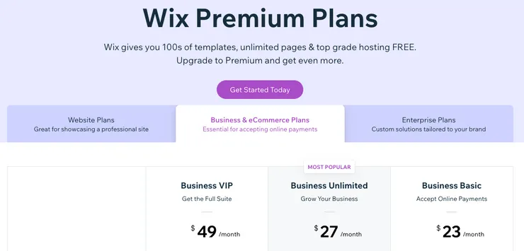 Dropshipping Wix plan prices - DSers