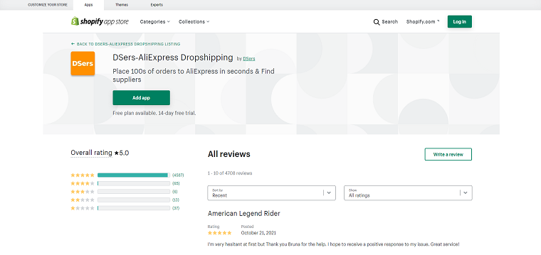 DSers 5-start Reviews - DSers