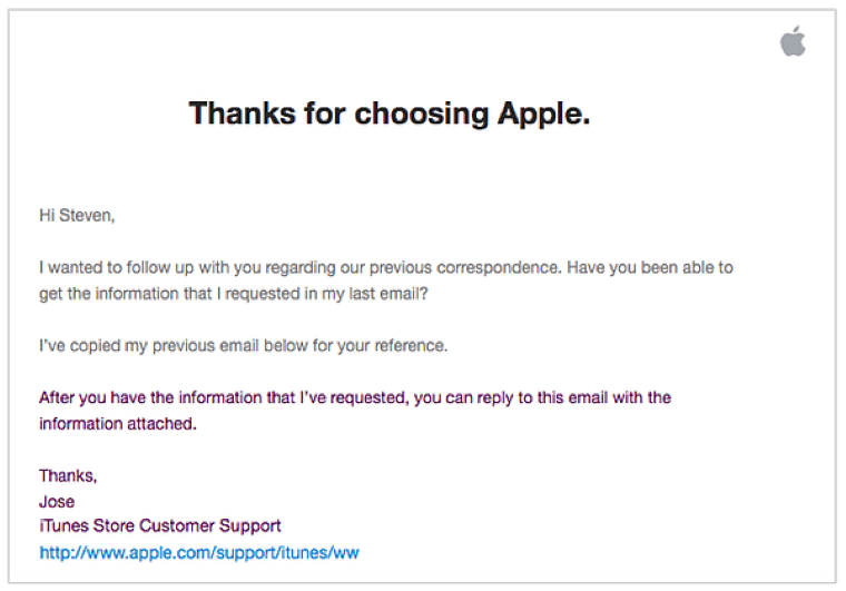 email follow-up - DSers