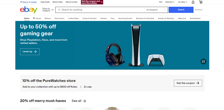 eBay Homepage - DSers