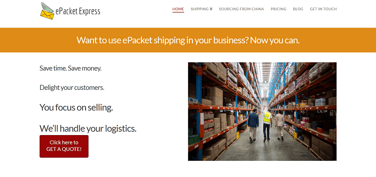 ePacket Homepage - DSers
