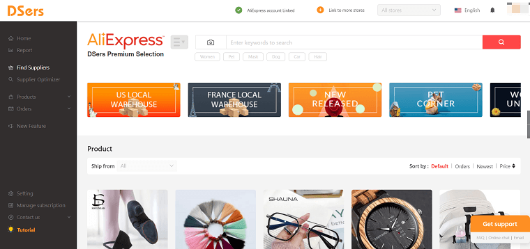 Find Suppliers - DSers