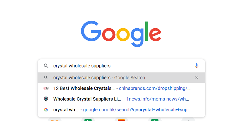 Find Crystal Wholesale Suppliers - Google search "Crystal Wholesale suppliers" - DSers
