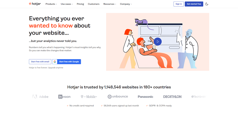 Hotjar Homepage - DSers