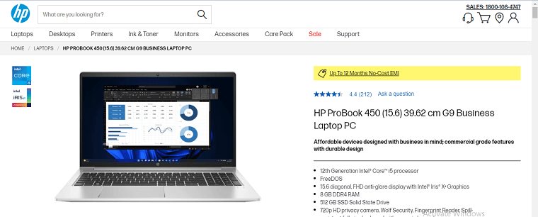 HP ProBook 450 G9 - DSers