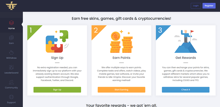 Idle-Empire Homepage - DSers