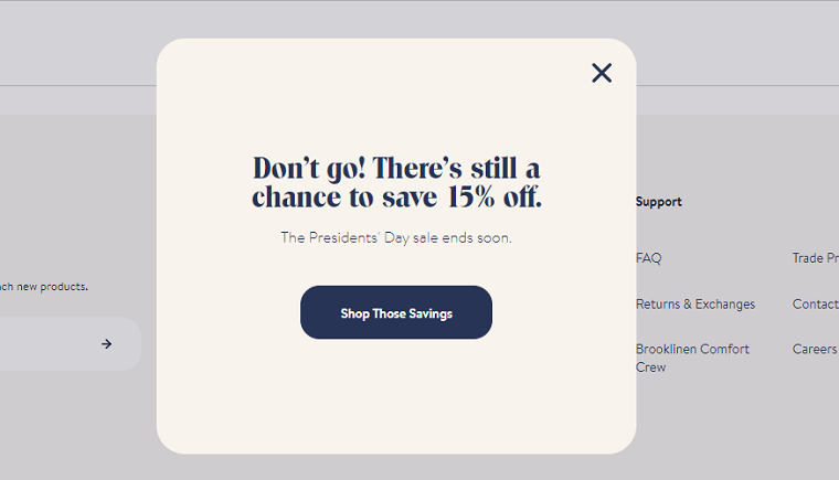 Offer Discounts with Exit Popups - DSers