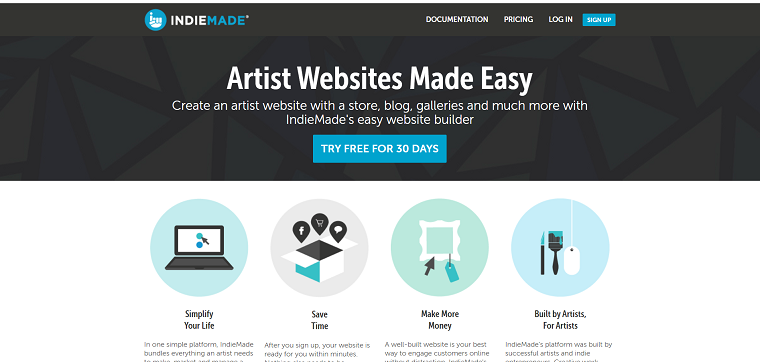 IndieMade homepage