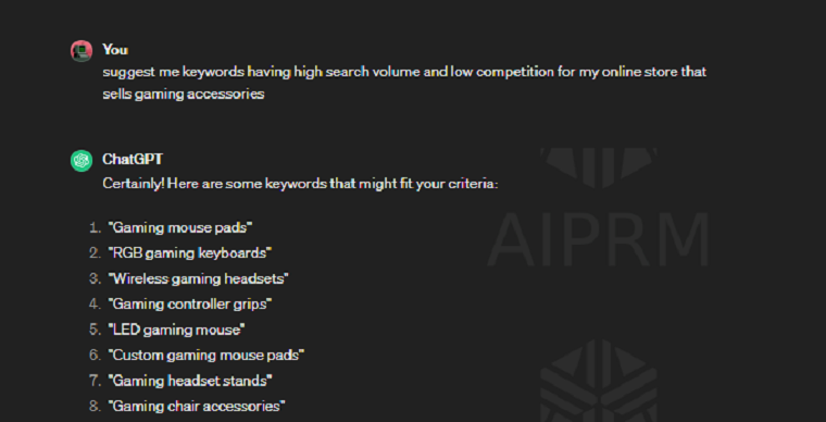 Keywords Example - DSers