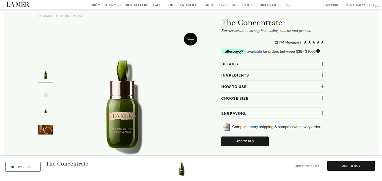 La Mer The Concentrate - DSers
