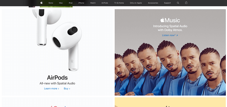 Landing Page Alluring Visual by Apple - DSers