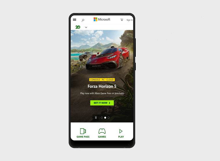 Landing Page Mobile-friendly by Microsoft Xbox - DSers