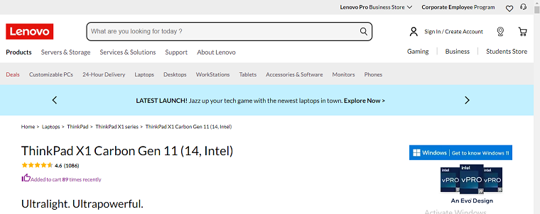 Lenovo ThinkPad X1 Carbon - DSers