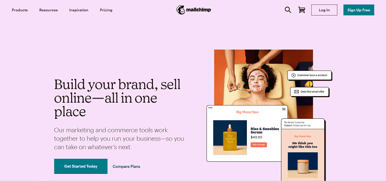 MailChimp Main Page - DSers