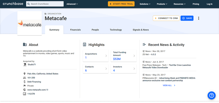 Metacafe Homepage - DSers