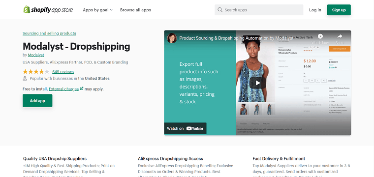 Modalyst ‑ Dropshipping - DSers