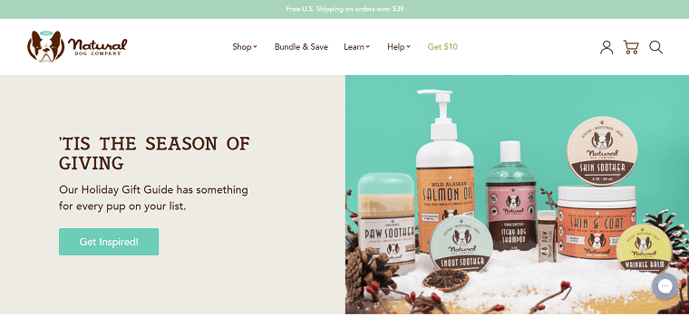 Natural Dog Company Homepage - DSers