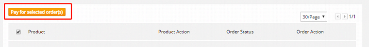 pay for the selected order(s) - AliExpress