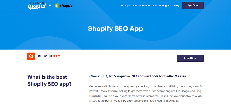 Plug in SEO Main Page - DSers