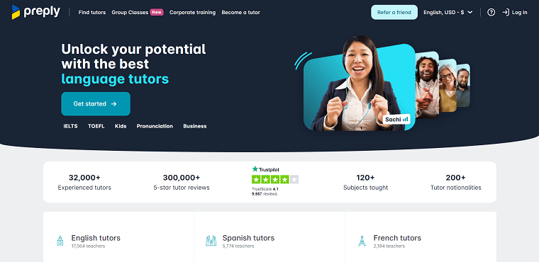 Preply Homepage - DSers