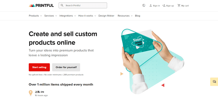 Printful Homepage  - DSers