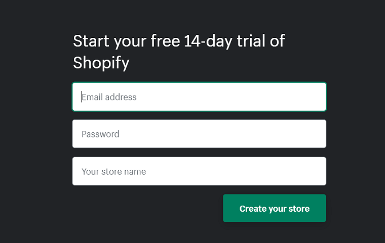 put password and shop name