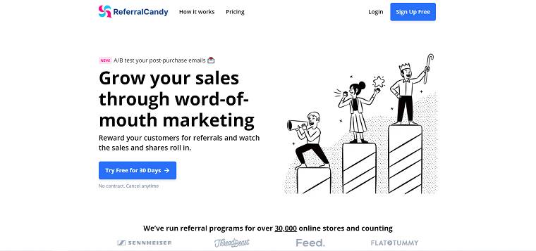 Referral Candy Main Page - DSers