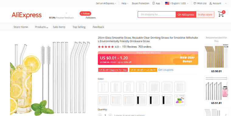 Reusable Straw - DSers