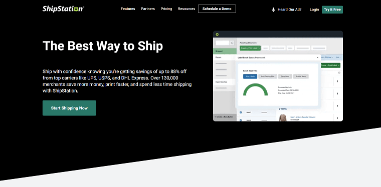 ShipStation Homepage - DSers