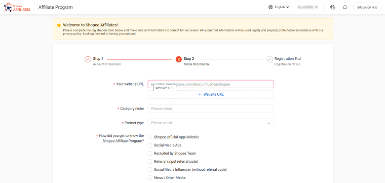Shopee Affiliate Account - DSers