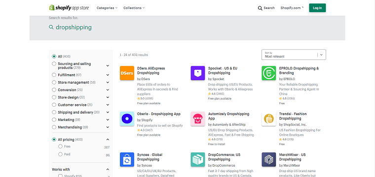 Shopify Dropshipping App - DSers