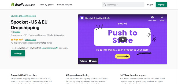Spocket ‑ US & EU Dropshipping - DSers