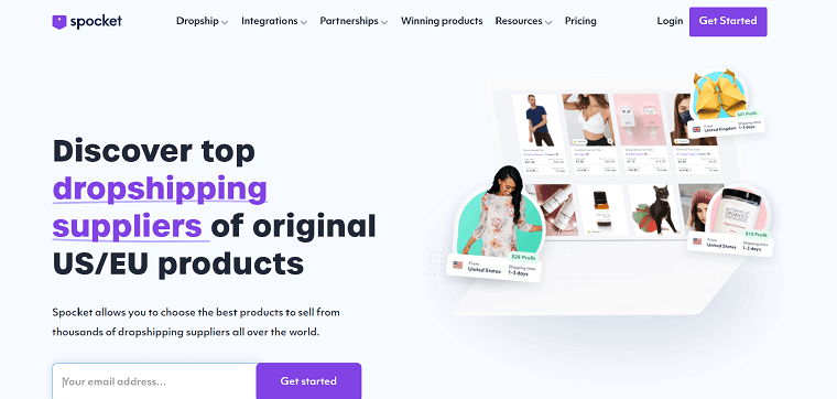 Spocket site - DSers