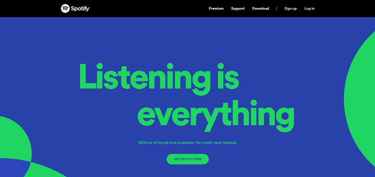 Spotify Homapage - DSers