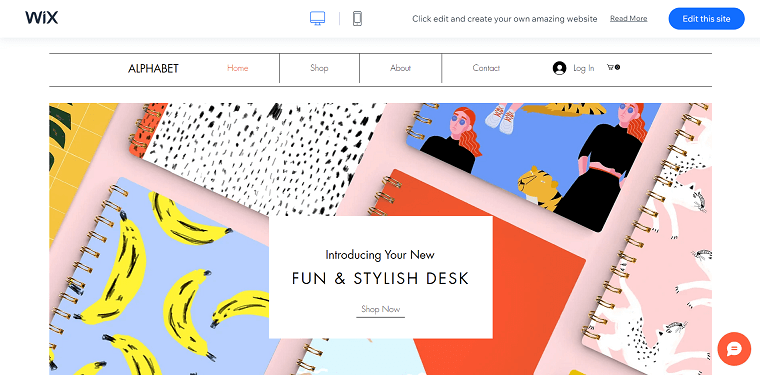 Template 3 - Stationery Store Website Template