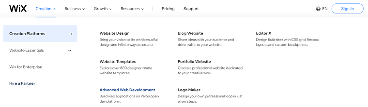Tools - Wix