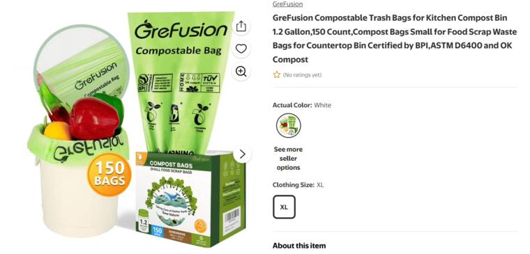 Compostable bags - DSers