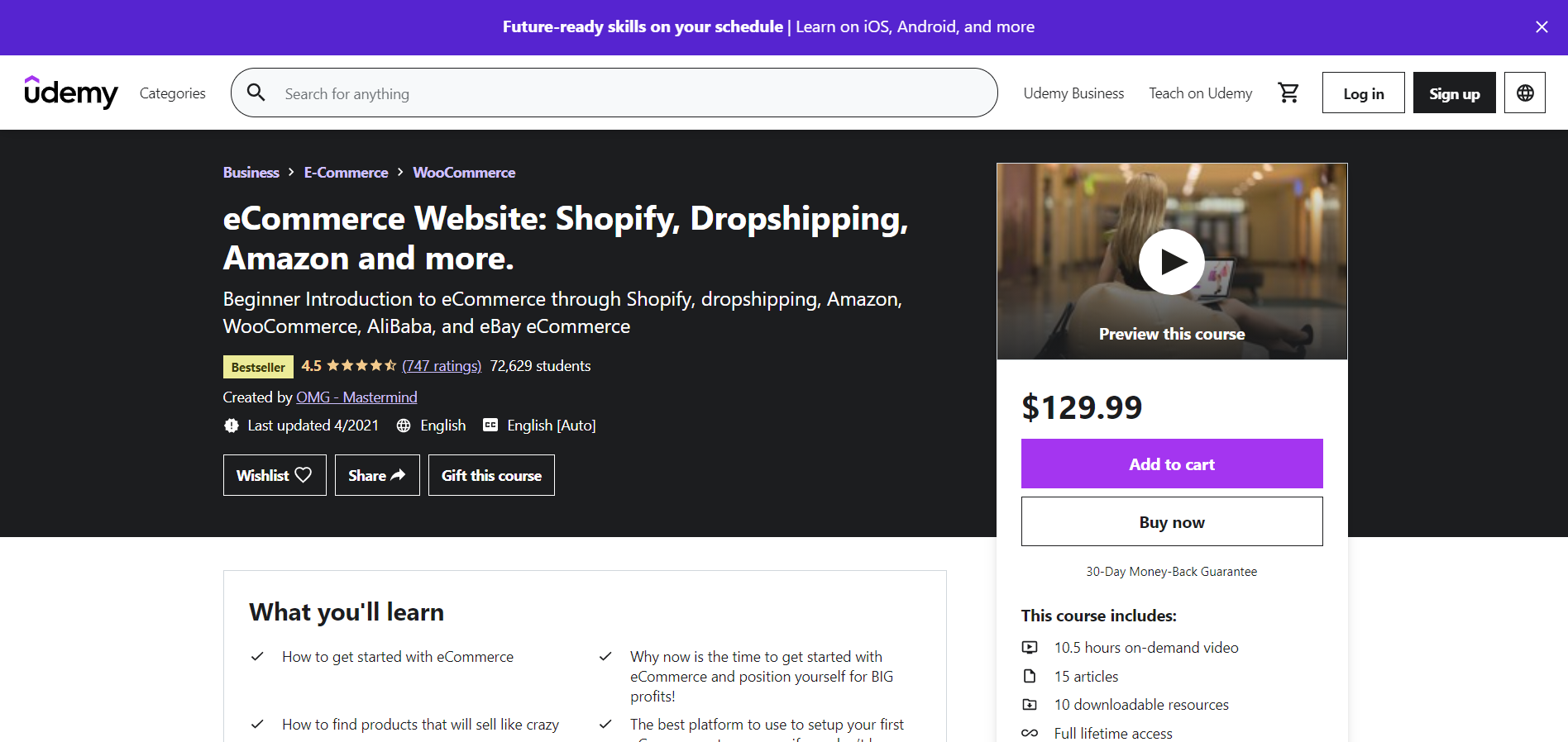 Udemy - Best Amazon Dropshipping Course - DSers