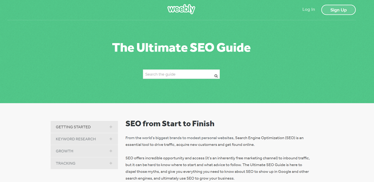 Weebly - SEO